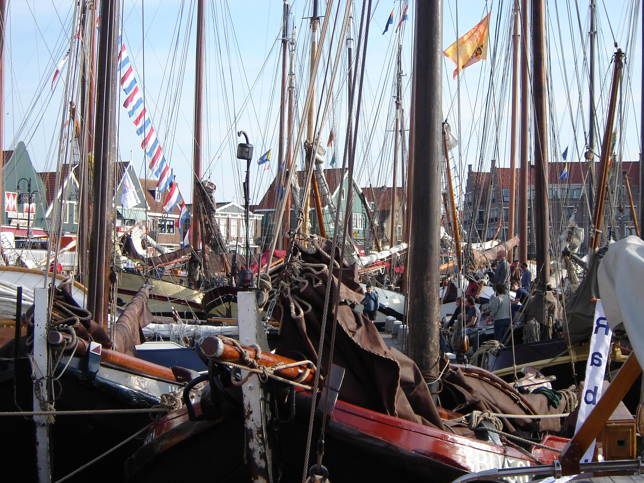 Volendam tijdens Pieperrace.